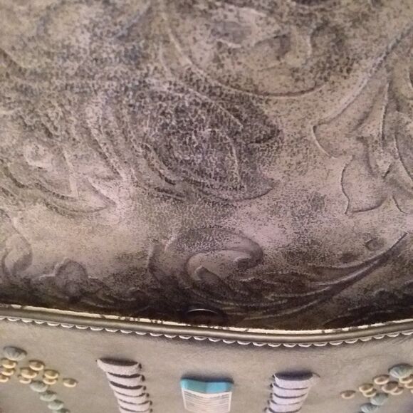 Montana West Black and Gray Shoulder Bag - Picture 5 of 15